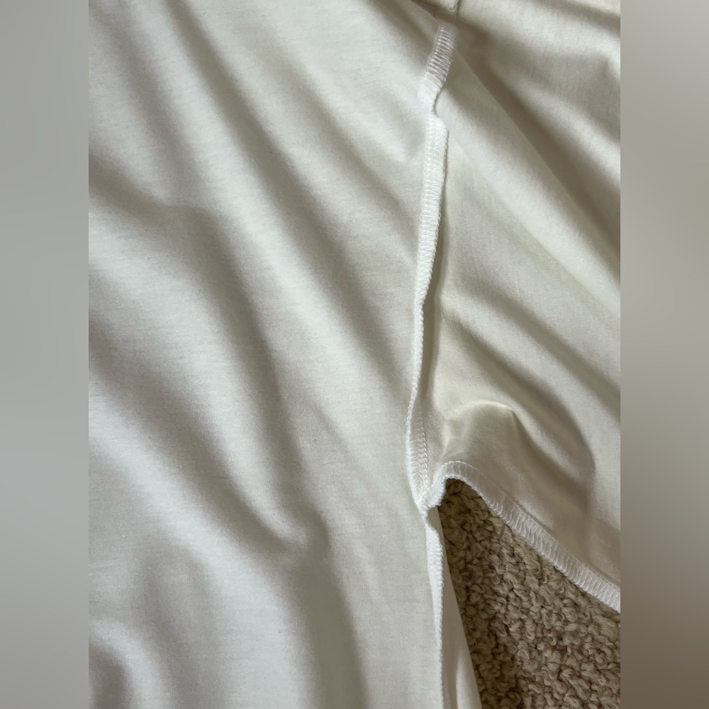 Marimekko Blouse Saima Bell Half-Sleeves Off White Size M - Picture 15 of 16